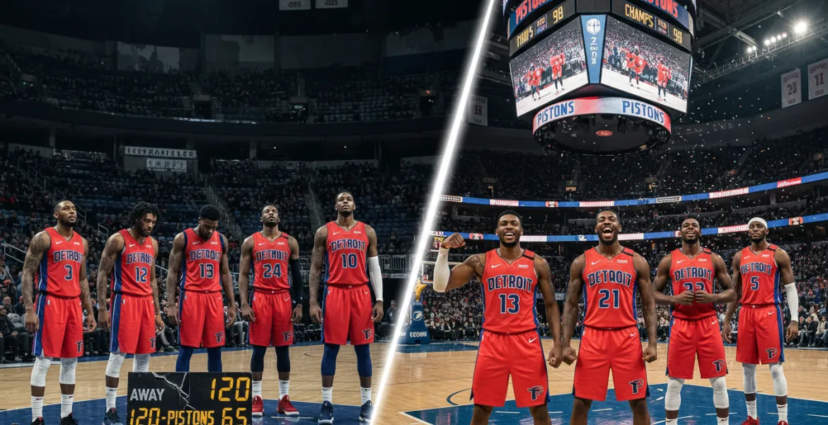 Detroit Pistons: Dalla disfatta al dominio in due stagioni