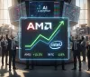 AMD supera Intel: trionfo nel mercato azionario grazie all'IA