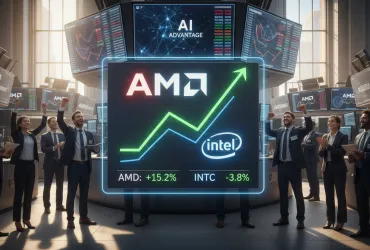 AMD supera Intel: trionfo nel mercato azionario grazie all'IA