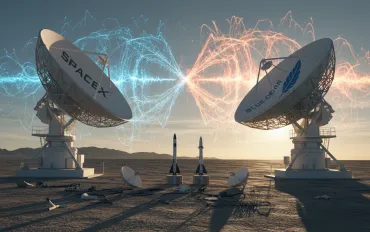 SpaceX contro Blue Origin: Guerra per le frequenze satellitari si infiamma