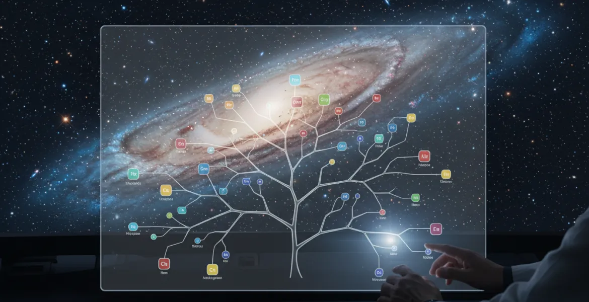 Archeologia Galattica: l'Intelligenza Artificiale svela la storia delle galassie