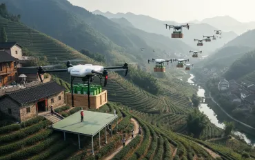 Droni cargo per il tè: AutoFlight rivoluziona le consegne in Cina