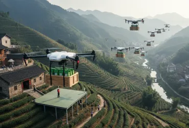 Droni cargo per il tè: AutoFlight rivoluziona le consegne in Cina