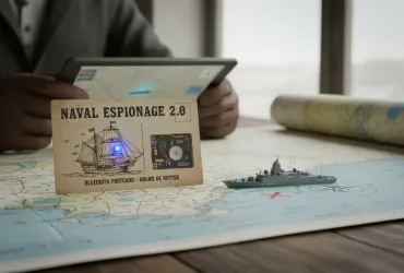 Spionaggio Navale 2.0: Una cartolina Bluetooth svela la posizione di una nave da Guerra Olandese
