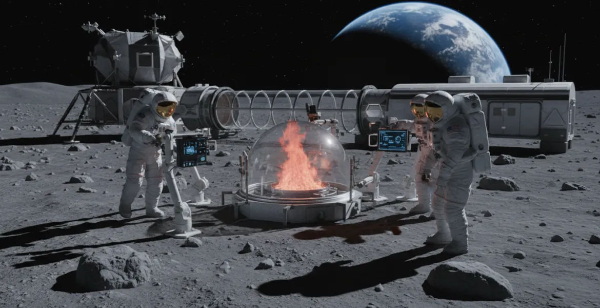 NASA studia i fuochi sulla Luna: una missione per la sicurezza degli astronauti