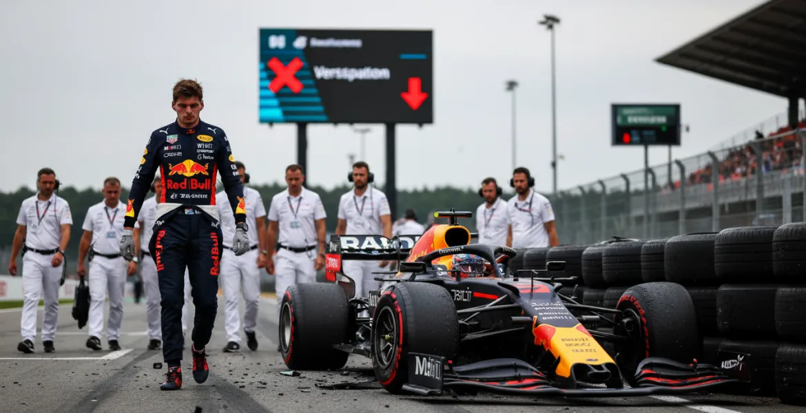 Verstappen retrocesso: Incidente in qualifica costa caro al team