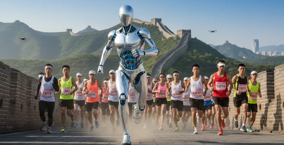 Robot Runner: Robot umanoide sbaraglia gli atleti umani alla mezza maratona di Pechino