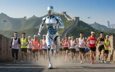 Robot Runner: Robot umanoide sbaraglia gli atleti umani alla mezza maratona di Pechino