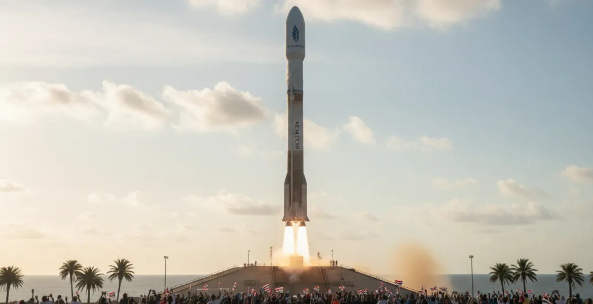 Blue Origin raggiunge un traguardo storico: Lancio orbitale con razzo riutilizzato