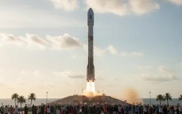 Blue Origin raggiunge un traguardo storico: Lancio orbitale con razzo riutilizzato