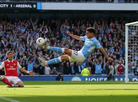 Colpo da maestro di Sherki: il Manchester City sblocca il match contro l'Arsenal