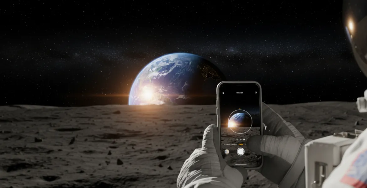 Artemis II: lo straordinario video del tramonto della Terra filmato con uno smartphone dalla Luna