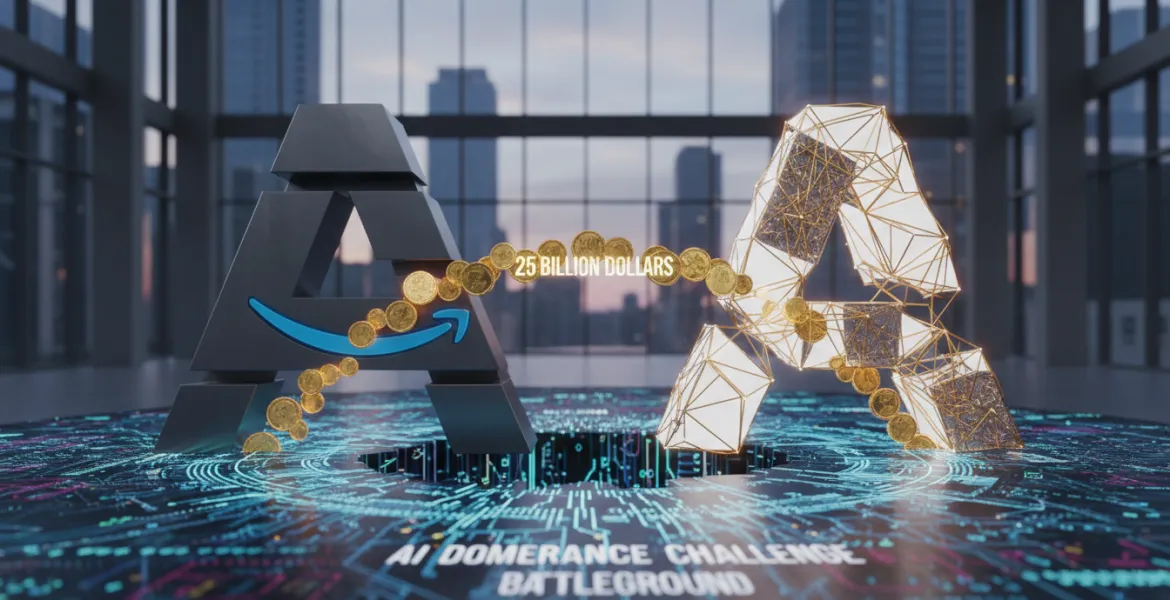 Amazon investe 25 miliardi di dollari in Anthropic: sfida aperta per il dominio dell'IA