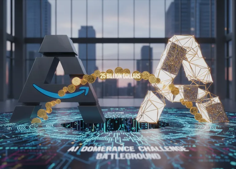 Amazon investe 25 miliardi di dollari in Anthropic: sfida aperta per il dominio dell'IA