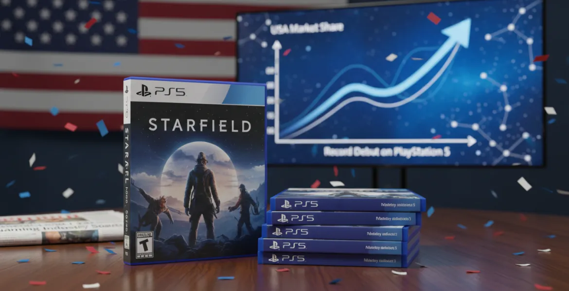 Starfield conquista la vetta del mercato USA dopo il debutto record su PlayStation 5