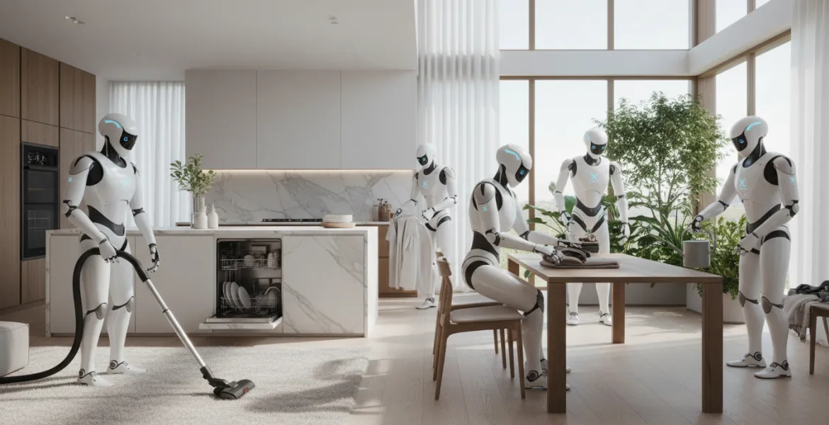 Robot umanoidi alla conquista delle case: La scommessa di X Square Robot tra AI e faccende domestiche