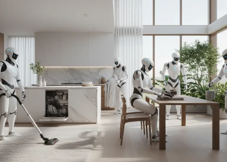 Robot umanoidi alla conquista delle case: La scommessa di X Square Robot tra AI e faccende domestiche