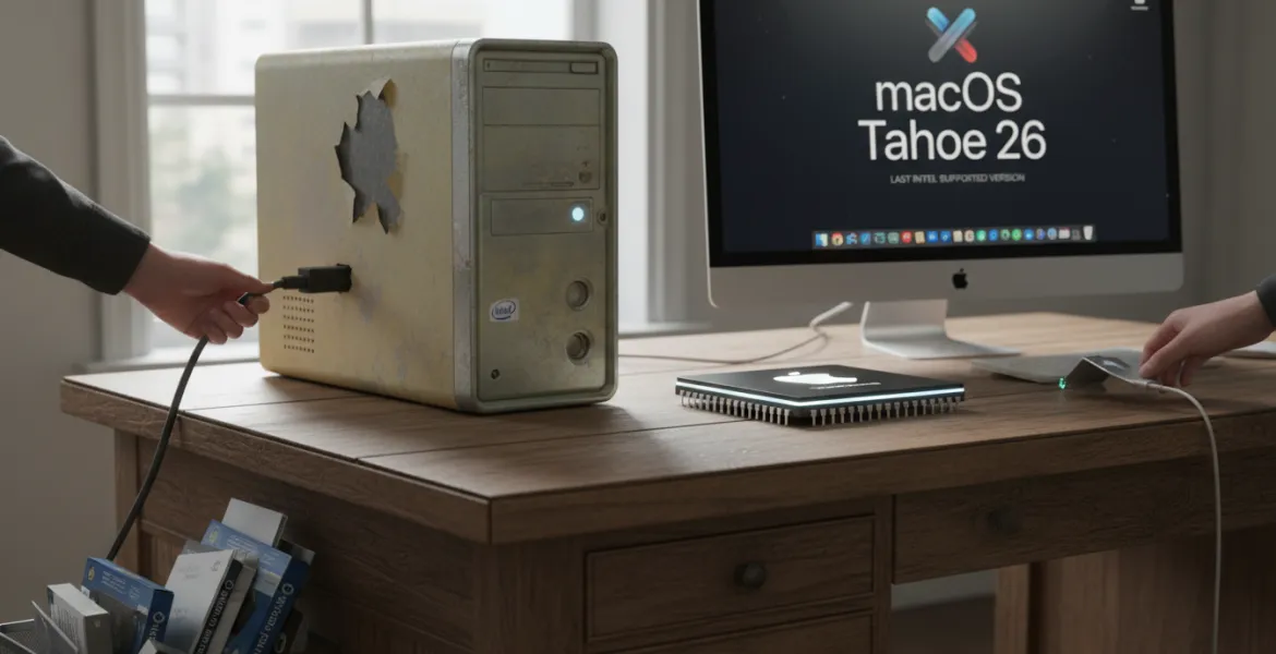 Apple dice addio ai processori Intel: macOS 26 Tahoe sarà l'ultima versione supportata