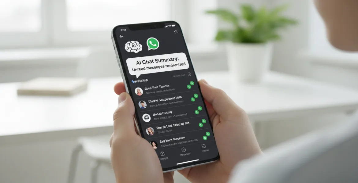 WhatsApp rivoluziona la gestione delle chat: arriva l'intelligenza artificiale per riassumere i messaggi non letti