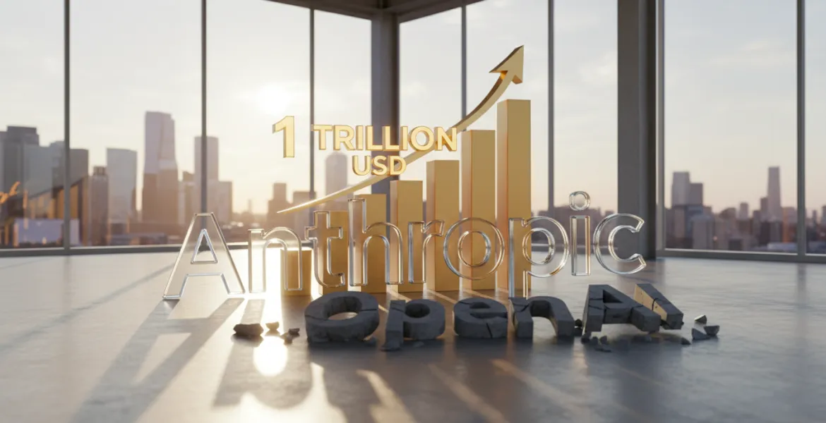 Anthropic scavalca OpenAI: la valutazione vola a 1.000 miliardi di dollari