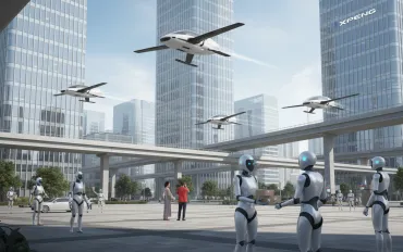 Xpeng rivoluziona il futuro: auto volanti e robot umanoidi in arrivo entro il 2025