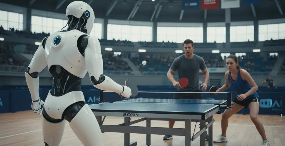 Sony Ace sfida l'umanità: il primo robot capace di battere i campioni di ping pong
