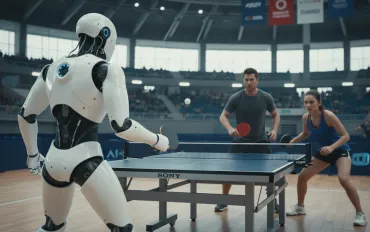 Sony Ace sfida l'umanità: il primo robot capace di battere i campioni di ping pong