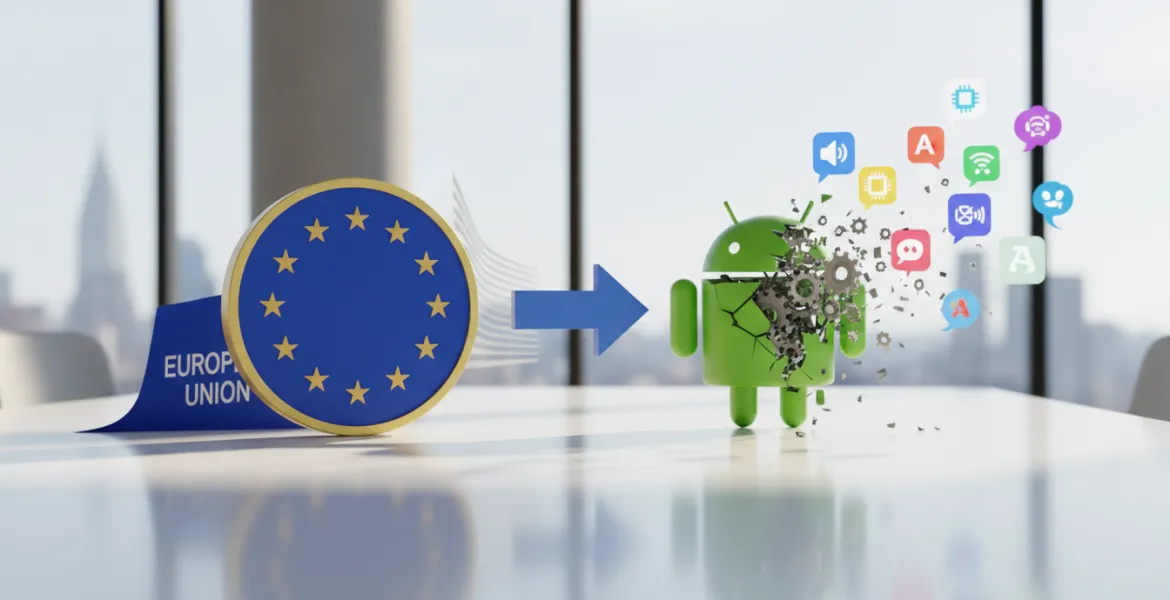 L'Unione Europea sfida il dominio di Google: Android deve aprirsi agli assistenti AI concorrenti