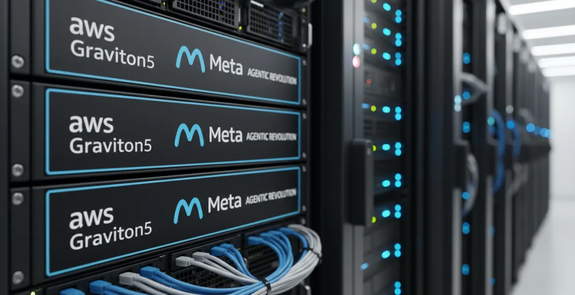 Meta sceglie i processori AWS Graviton5 per accelerare la rivoluzione dell'IA agentica