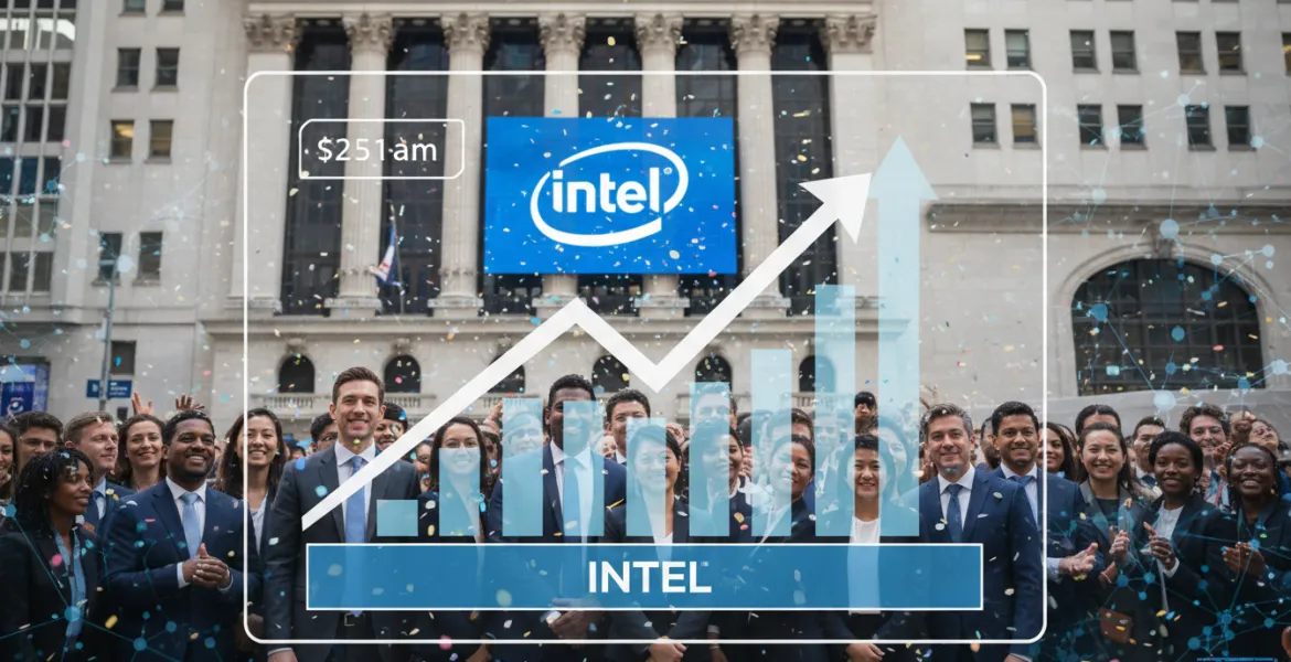 Intel vola in Borsa: record storico e rinascita grazie all'intelligenza artificiale