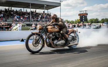 Force of Nature: la moto a vapore da record che sfida le leggi della fisica a Santa Pod
