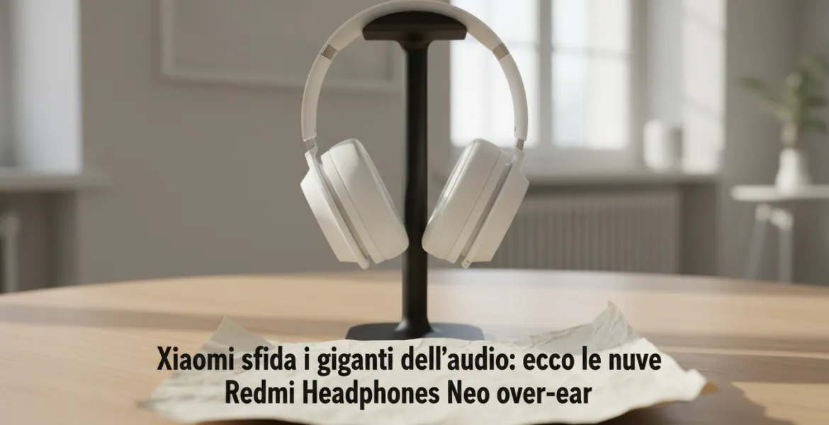 Xiaomi sfida i giganti dell'audio: ecco le nuove Redmi Headphones Neo over-ear