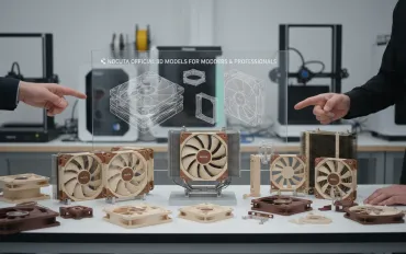 Noctua apre le frontiere del design: arrivano i modelli 3D ufficiali per modder e professionisti