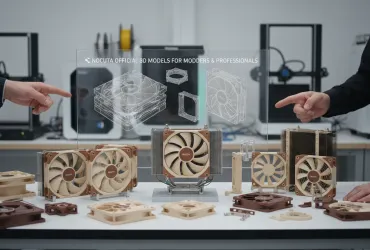 Noctua apre le frontiere del design: arrivano i modelli 3D ufficiali per modder e professionisti