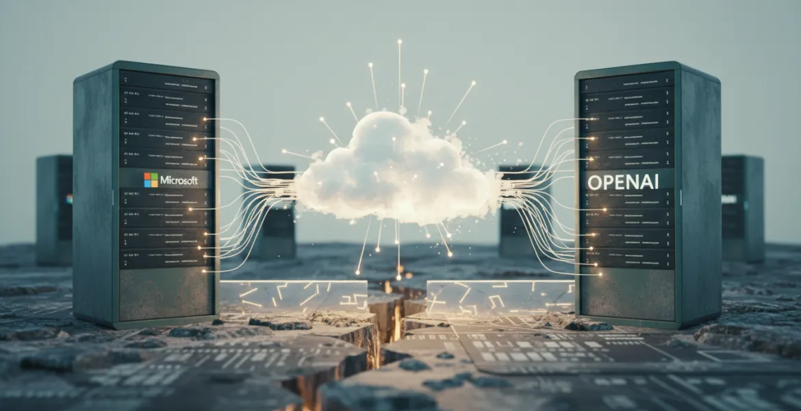 OpenAI e Microsoft: finisce l'era dell'esclusiva totale per il cloud dell'intelligenza artificiale