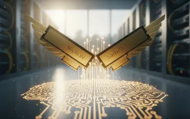 L'Era dell'Oro delle memorie Chip: Micron e SanDisk volano con l'Intelligenza Artificiale