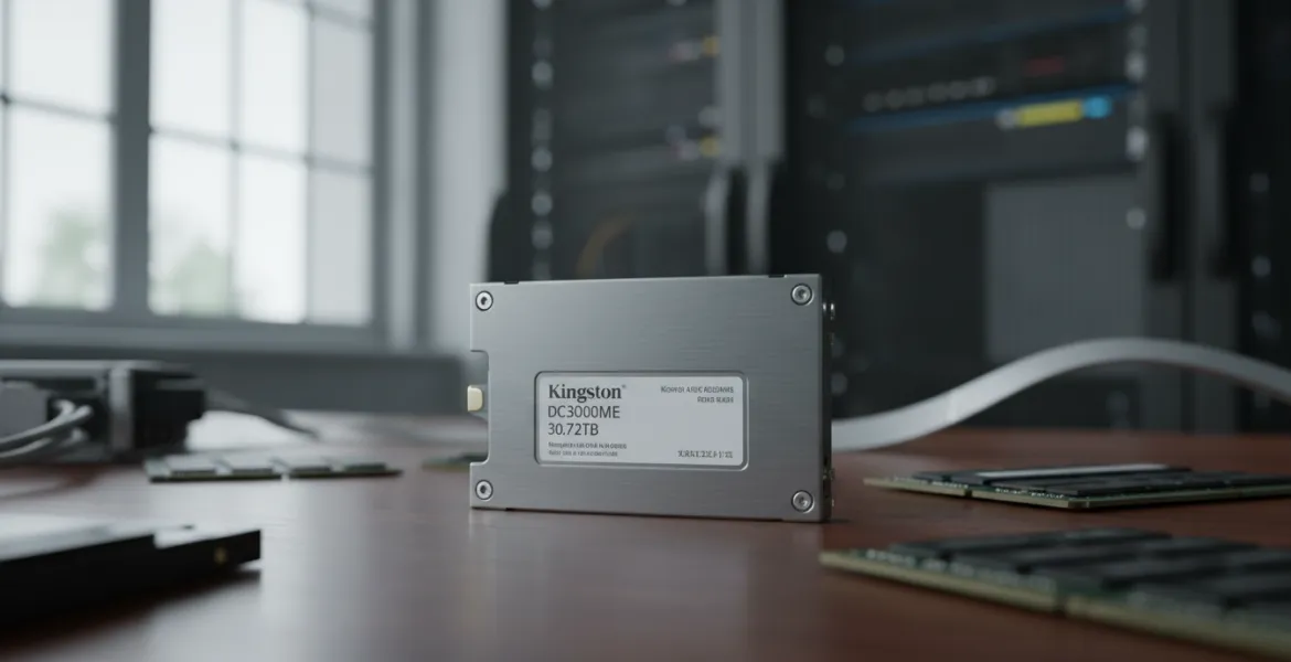 Kingston espande la serie DC3000ME: arriva l'SSD da 30,72 TB per il futuro dei Data Center