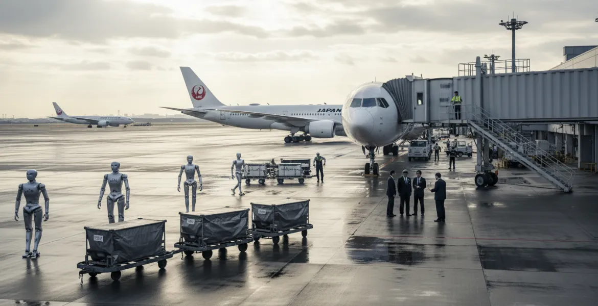 Giappone, robot umanoidi in pista: la scommessa di Japan Airlines per l'aeroporto di Haneda