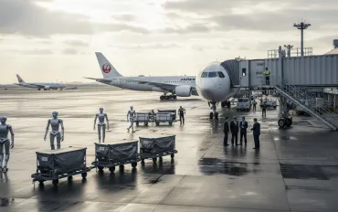 Giappone, robot umanoidi in pista: la scommessa di Japan Airlines per l'aeroporto di Haneda