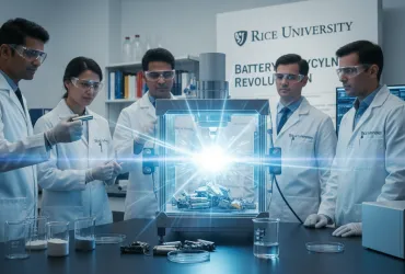 Rivoluzione nel riciclo delle batterie: il nuovo metodo 'lampo' della Rice University