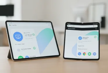 Google Play Store si evolve: arrivano le etichette per le app ottimizzate su tablet e pieghevoli