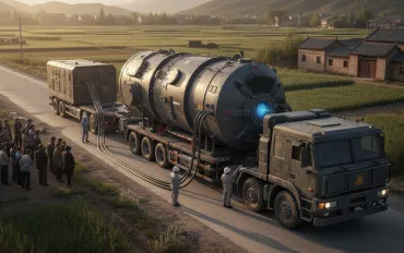 Cina: Testato il primo reattore nucleare mobile da 10 megawatt trasportabile su Camion