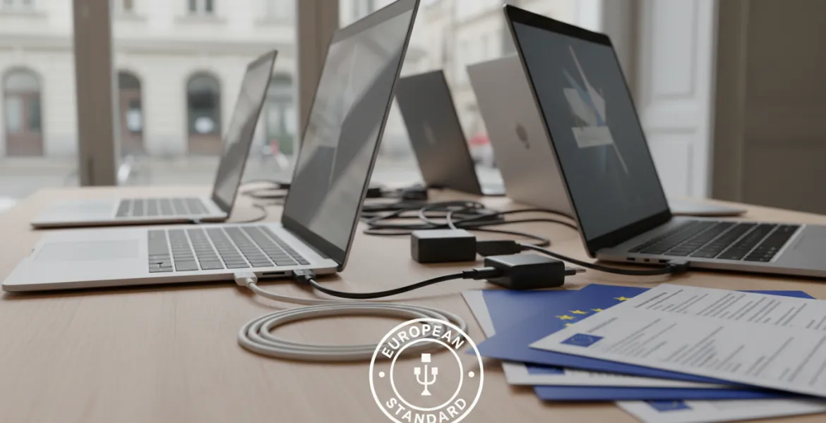 USB-C obbligatorio per i notebook in Europa: scatta la nuova direttiva per il caricabatterie unico
