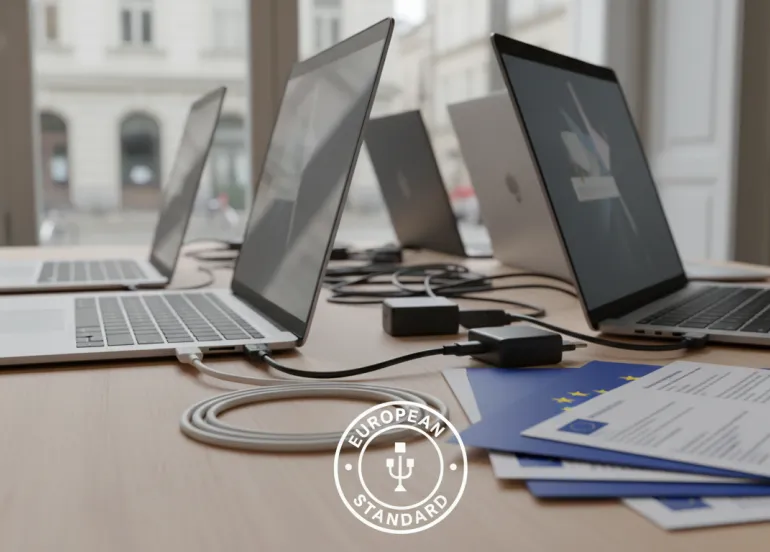 USB-C obbligatorio per i notebook in Europa: scatta la nuova direttiva per il caricabatterie unico
