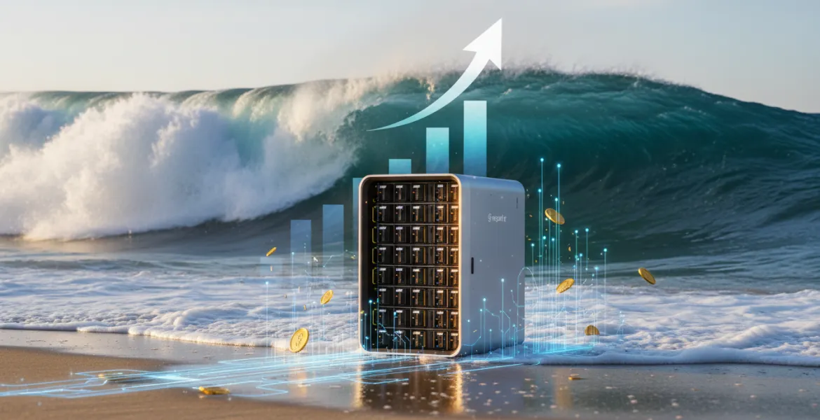 Seagate cavalca l'onda dell'IA: boom di ricavi e profitti record per l'archiviazione dati