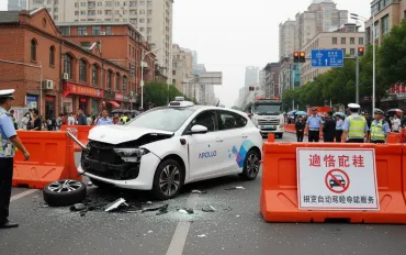 Cina: stop ai robotaxi Baidu dopo l'incidente di Wuhan