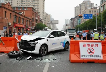 Cina: stop ai robotaxi Baidu dopo l'incidente di Wuhan