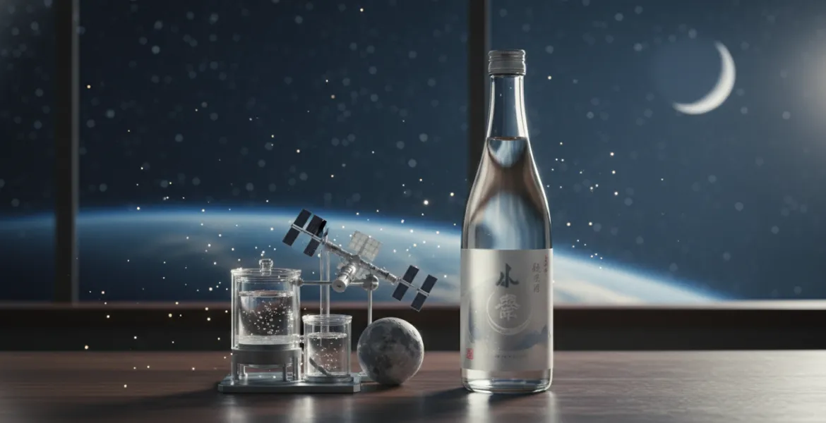 Il primo sakè fermentato nello spazio: record e scienza tra la ISS e la Luna
