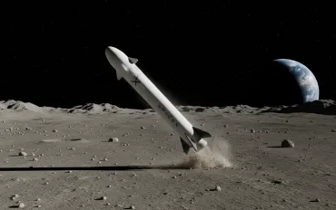 SpaceX sulla Luna: lo stadio del Falcon 9 colpirà il suolo lunare ad agosto