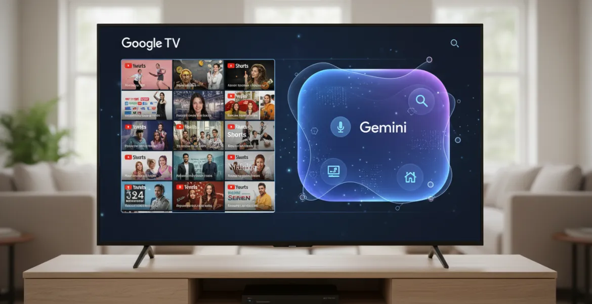 Google TV si trasforma con l'Intelligenza Artificiale: arrivano YouTube Shorts e nuove funzioni Gemini